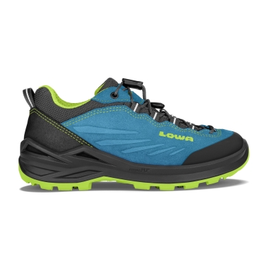 Lowa Hiking Shoes Delago Low GTX SL (Multifunctional, Waterproof) Turquoise/Lime Children